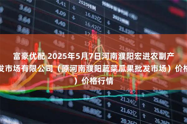 富豪优配 2025年5月7日河南濮阳宏进农副产品批发市场有限公司（原河南濮阳蔬菜瓜果批发市场）价格行情