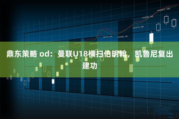 鼎东策略 od：曼联U18横扫伯明翰，凯鲁尼复出建功